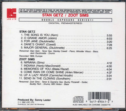 Stan Getz, Zoot Sims - Double Exposure Music CD