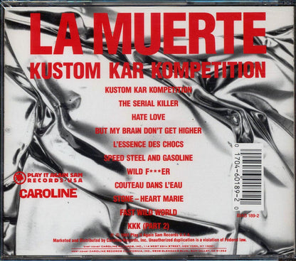 La Muerte - Kustom Kar Kompetition Music CD