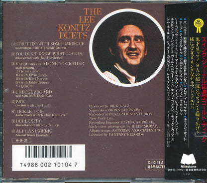 Lee Konitz - The Lee Konitz Duets (Japan) (gold CD) Music CD