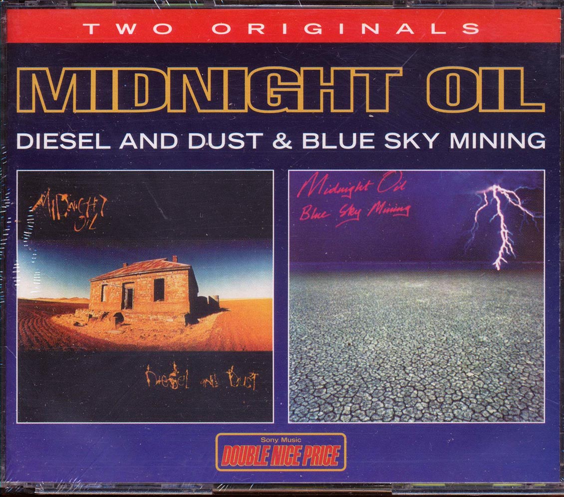 Midnight Oil - Diesel & Dust , Blue Sky Mining  (2 albums on 2 CDs) (2xCD) Music CD