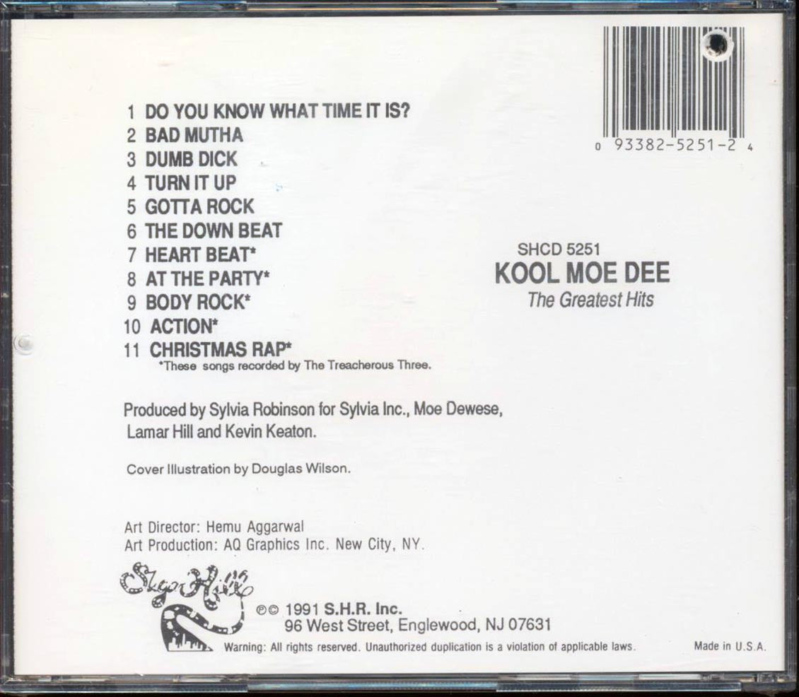 Kool Moe Dee - The Greatest Hits  (marked/ltd stock) Music CD