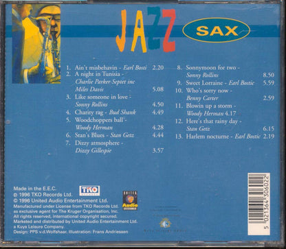 Earl Bostic, Woody Herman, Sonny Rollins, Etc. - Jazz Sax Members Edition Music CD
