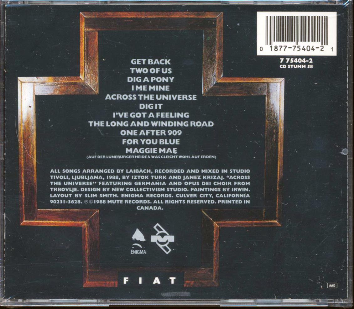 Laibach - Let It Be Music CD