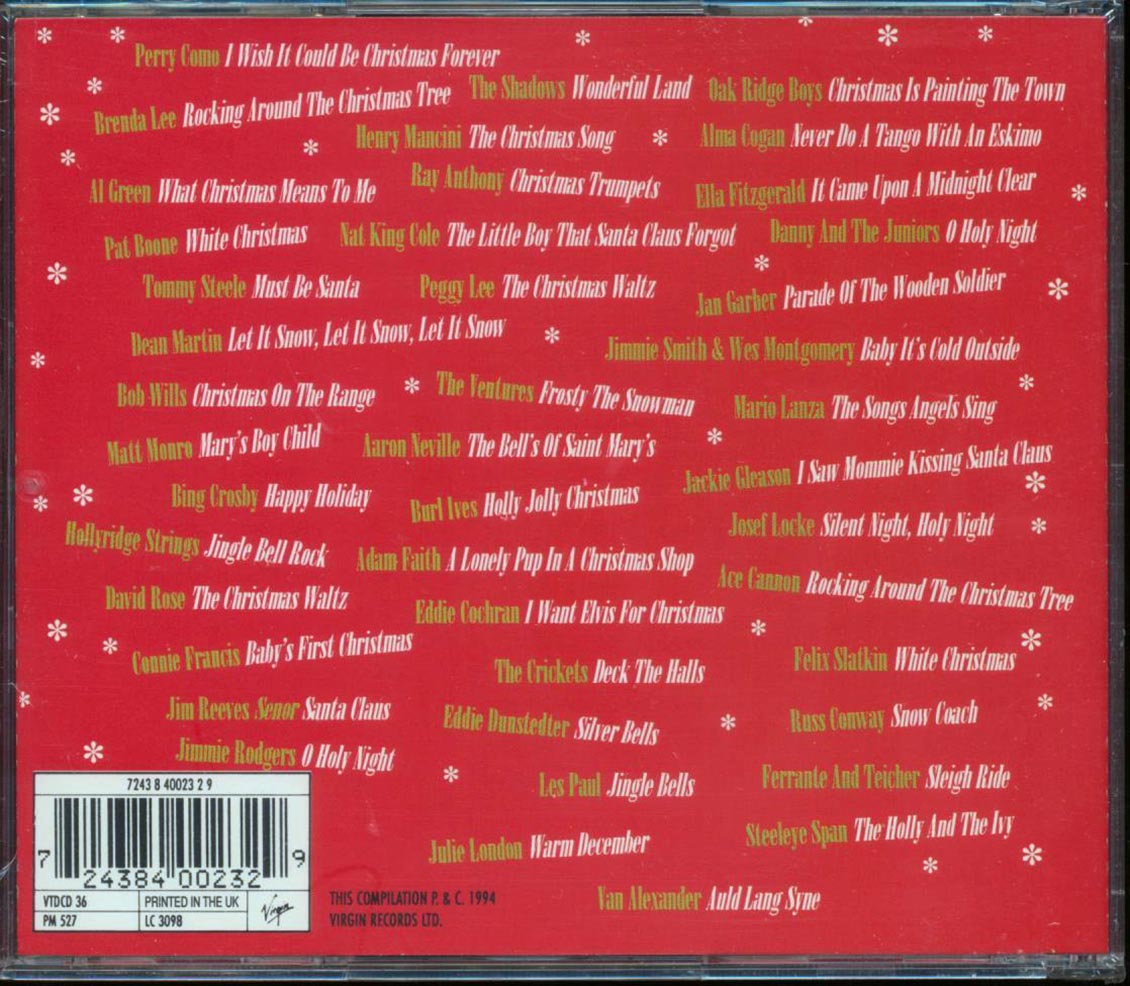 Perry Commo, The Shadows, Brenda Lee, Etc.  - Yule Cool 43 All Time Classics From The Golden Age Of The Christmas Song Music CD