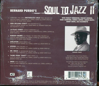 Bernard Purdie  - Bernard Purdie Soul To Jazz II Music CD