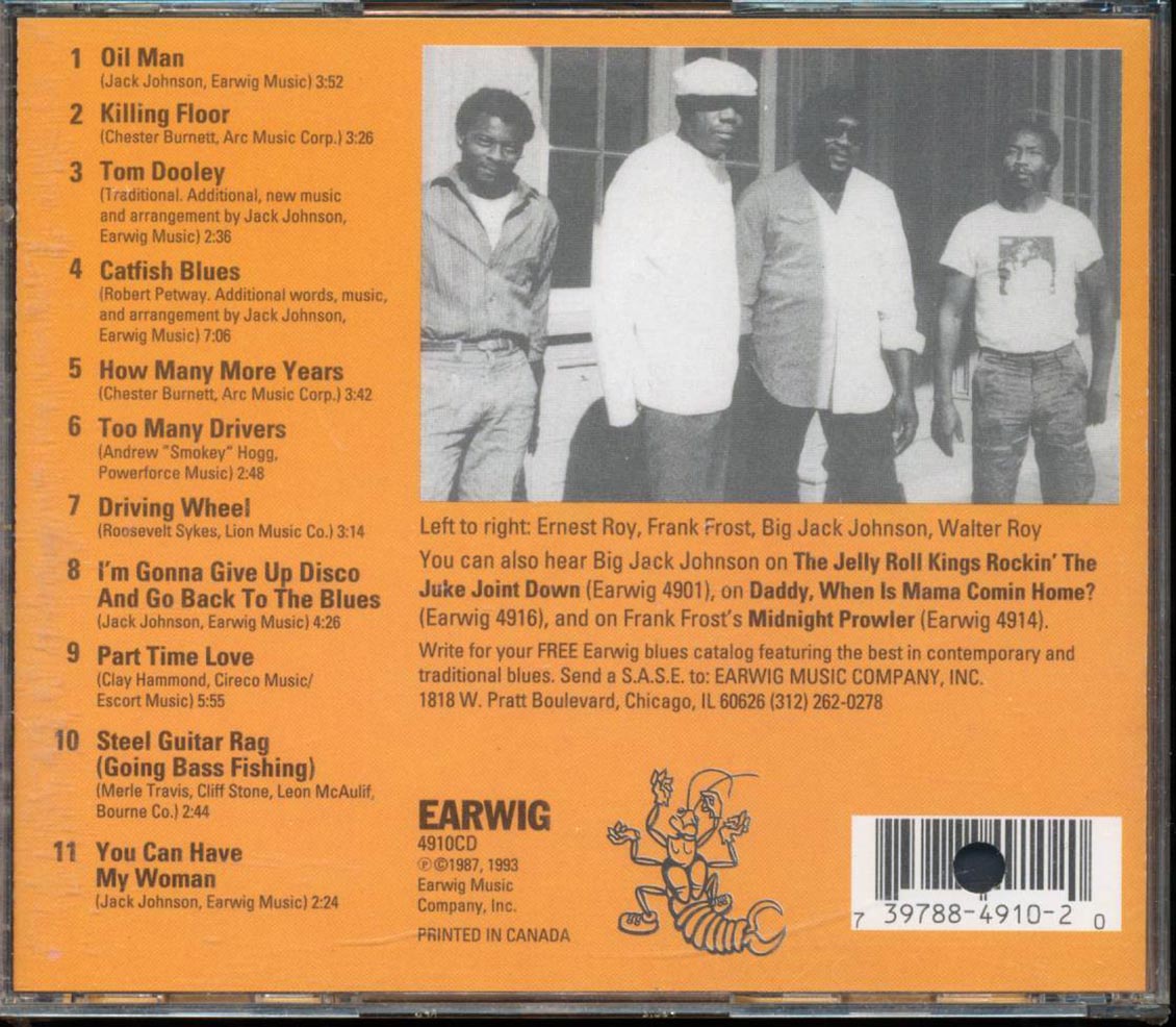 Big Jack Johnson - The Oil Man  (marked/ltd stock) Music CD