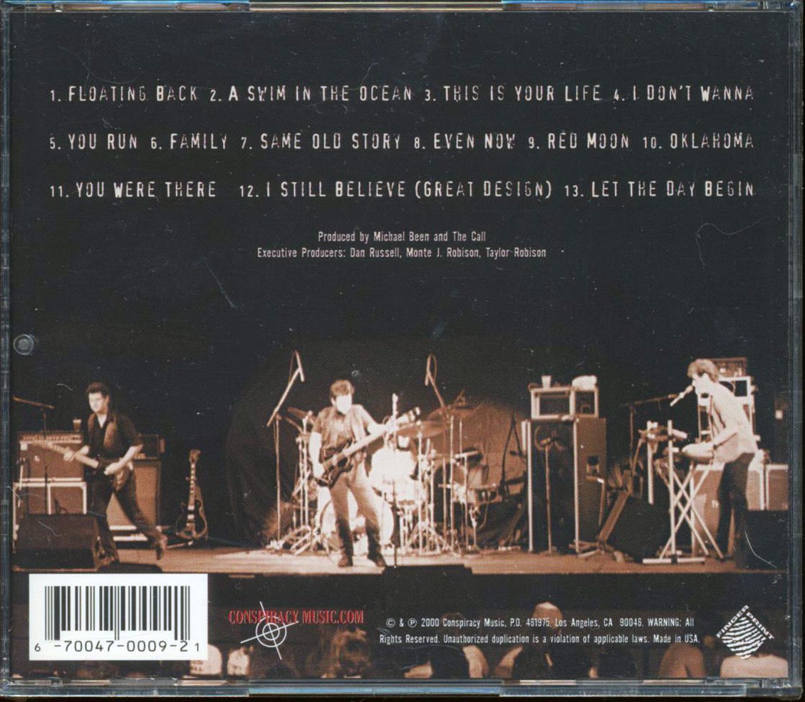 The Call  - Live Under The Red Moon Music CD