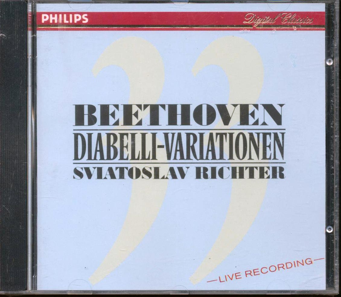 Beethoven, Sviatoslav Richter  - Diabelli Variationen  (marked/ltd stock) Music CD
