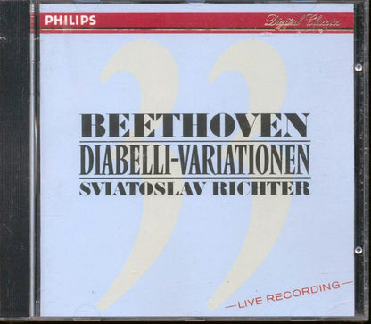 Beethoven, Sviatoslav Richter  - Diabelli Variationen  (marked/ltd stock) Music CD