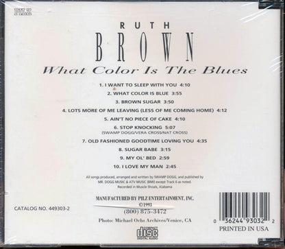 Ruth Brown  - What Color Is The Blues Music CD
