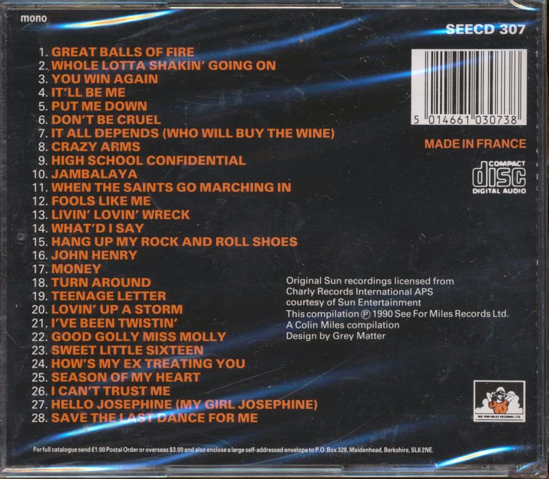 Jerry Lee Lewis - The EP Collection (28 tracks) Music CD