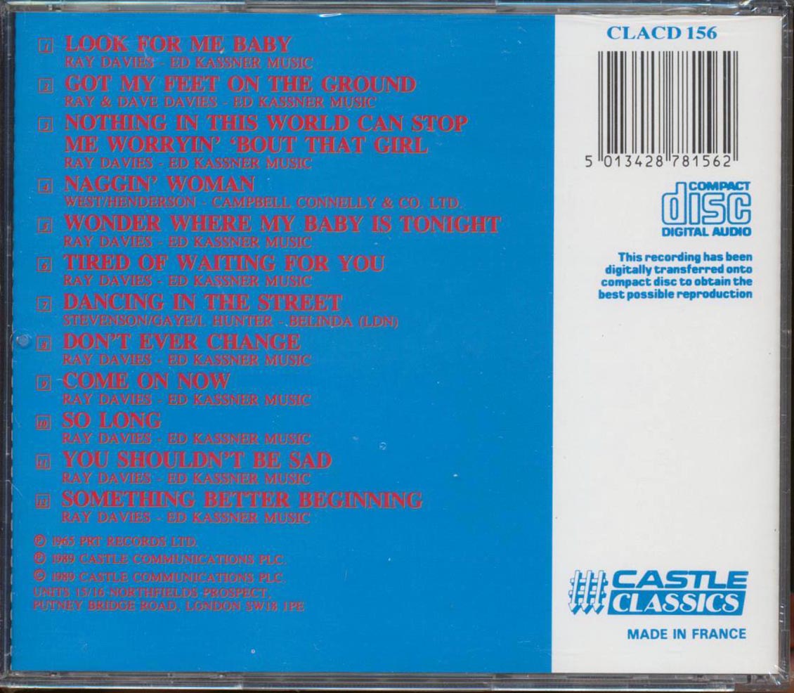 The Kinks  - Kinda Kinks Music CD