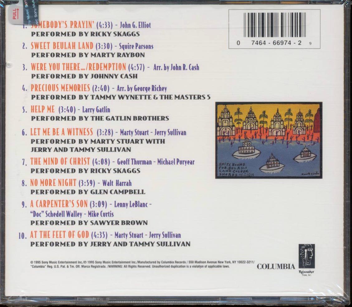 Johnny Cash, Glen Campbell, Ricky Skaggs, Etc. - Silent Witness A Tribute To Country's Gospel Legacy Volume One Music CD