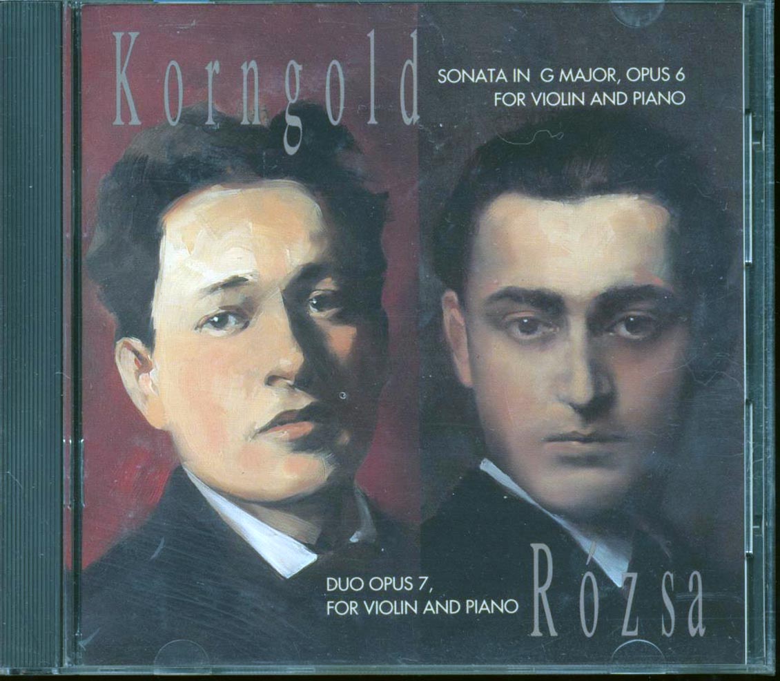 Rozsa Korngold  - Duo Opus 7 For Violin And Piano Music CD