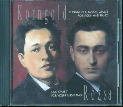Rozsa Korngold  - Duo Opus 7 For Violin And Piano Music CD
