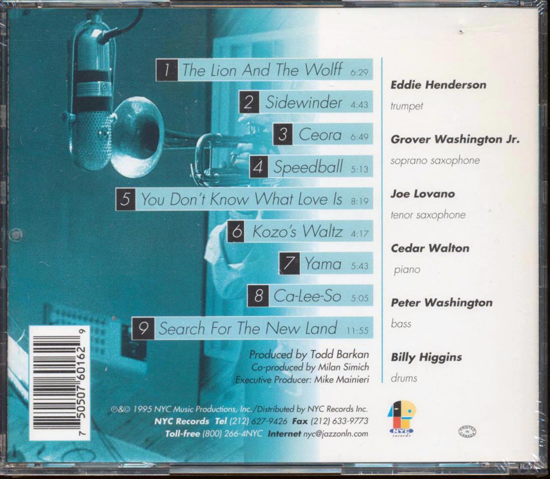 Eddie Henderson, Billy Higgins, Joe Lovano, Etc. - Tribute To Lee Morgan Music CD