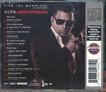 Tito El Bambino El Patron  - Alta Jerarquia Music CD