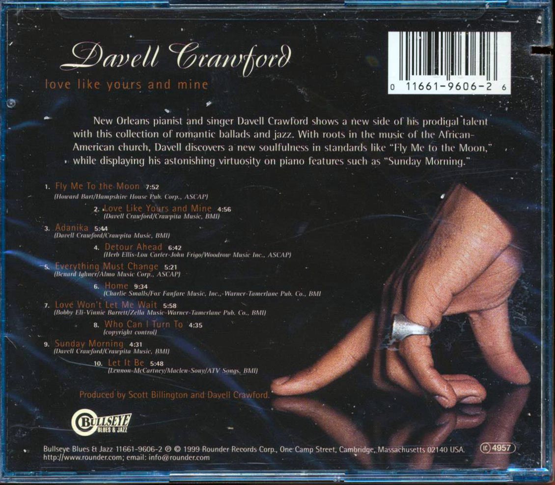 Davell Crawford - Love Like Yours And Mine (marked/ltd stock) Music CD