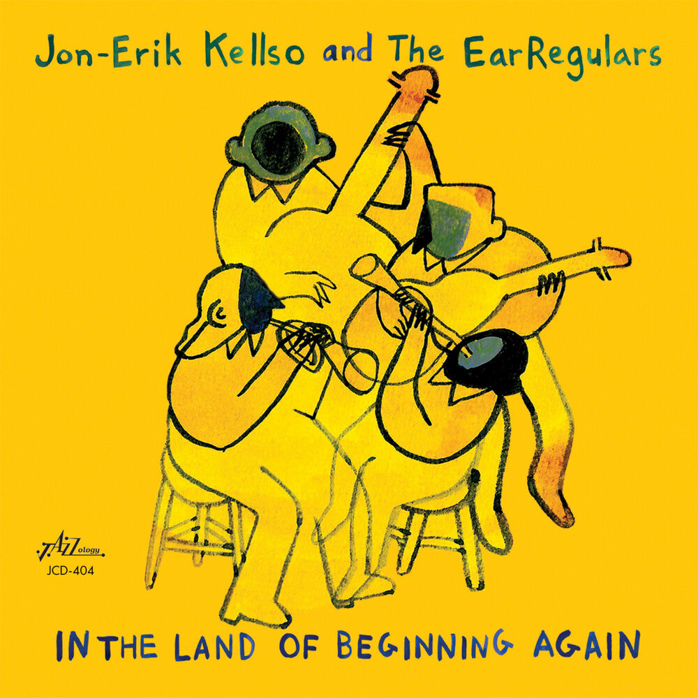 the album cover for Jon-Erik Kellso - In The Land Of Beginning Again