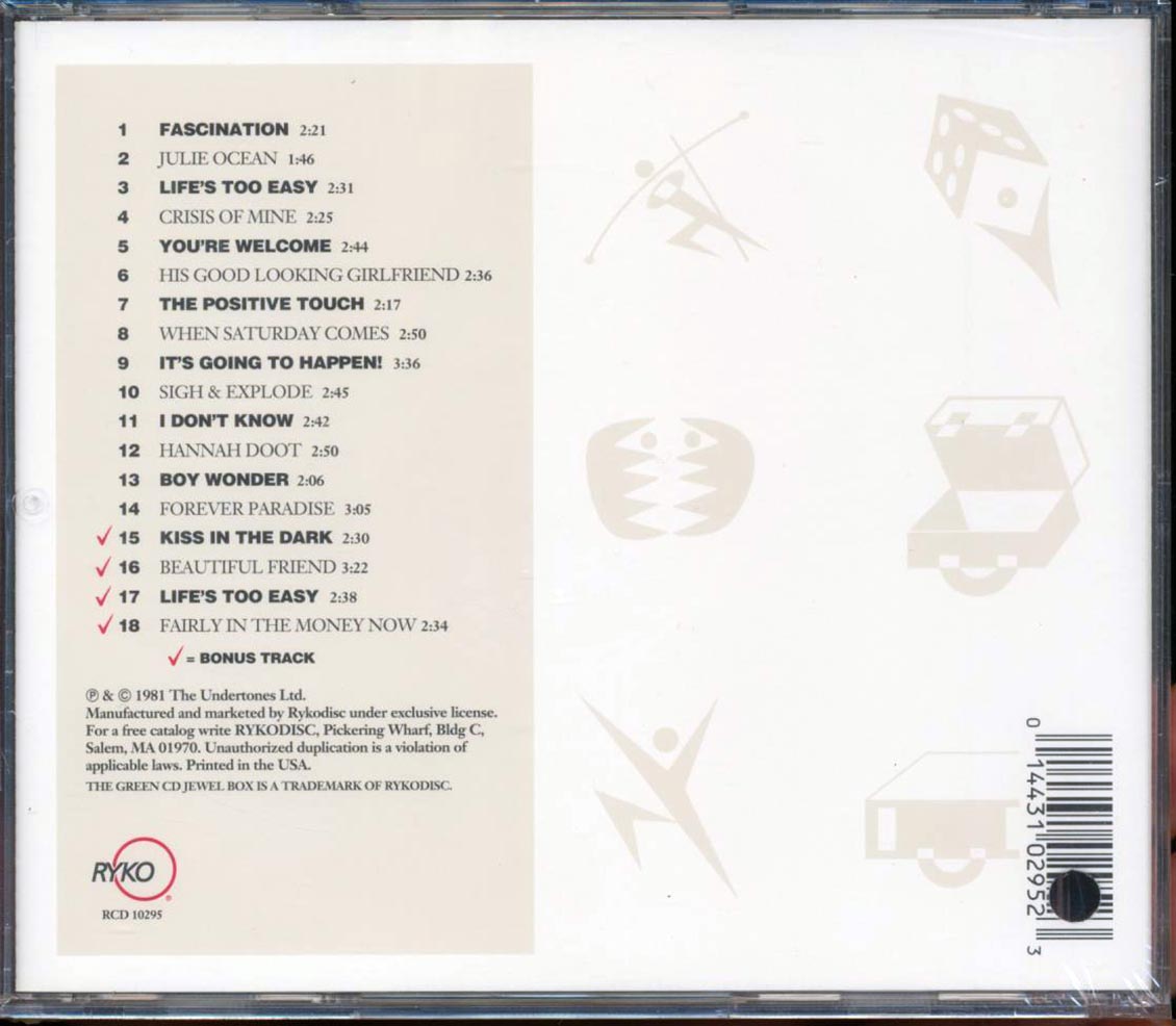 The Undertones  - Positive Touch  (marked/ltd stock) Music CD