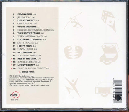 The Undertones  - Positive Touch  (marked/ltd stock) Music CD