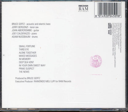 Bruce Gertz 5et  - Third Eye Music CD