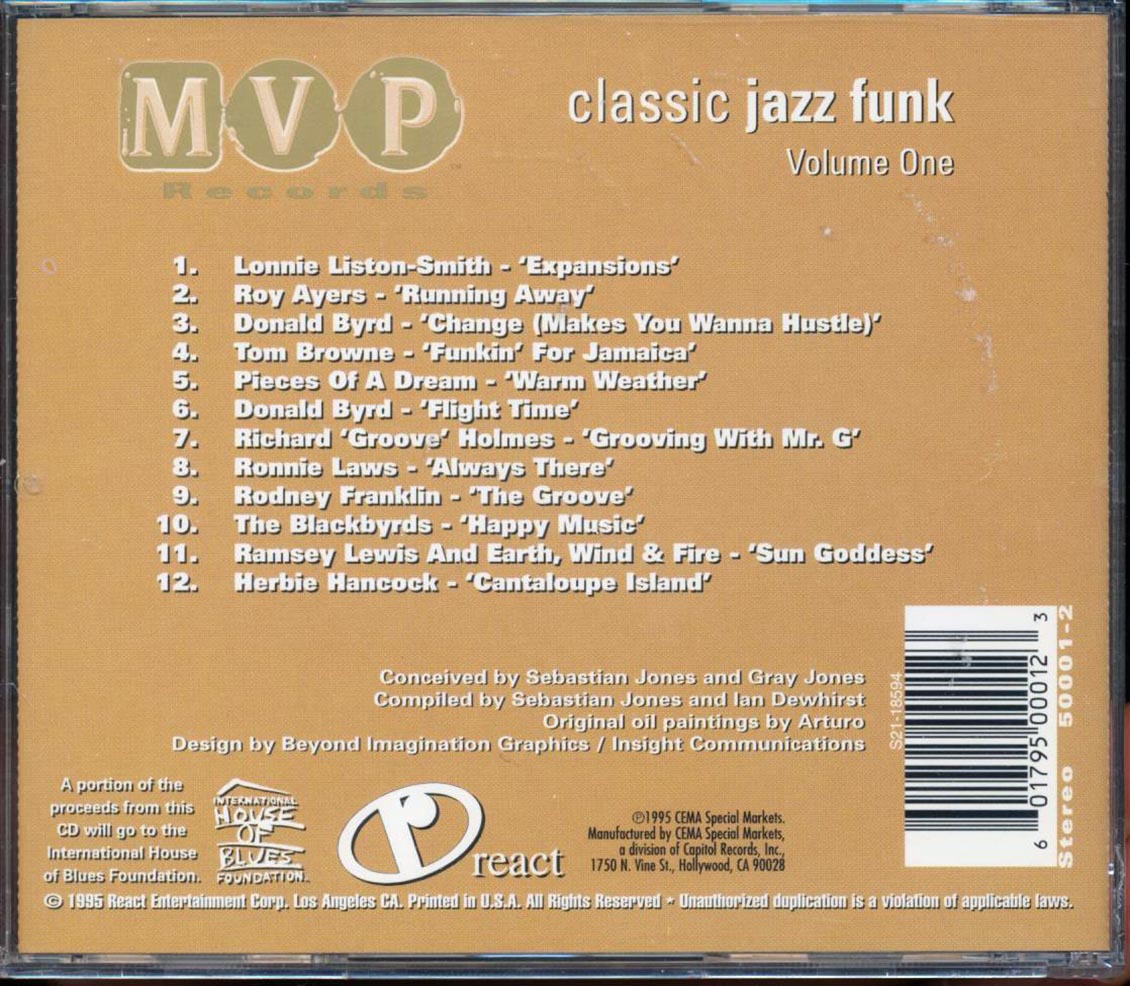Lonnie Liston Smith, Roy Ayers, Donald Byrd, Etc. - Classic Jazz Funk Volume One Music CD