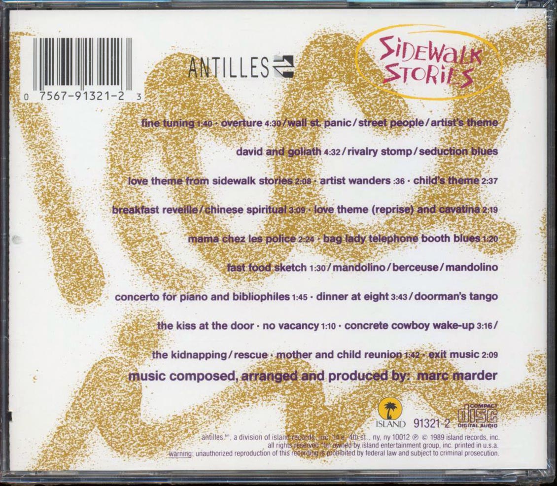 Marc Marder  - Sidewalk Stories O.S.T. Music CD