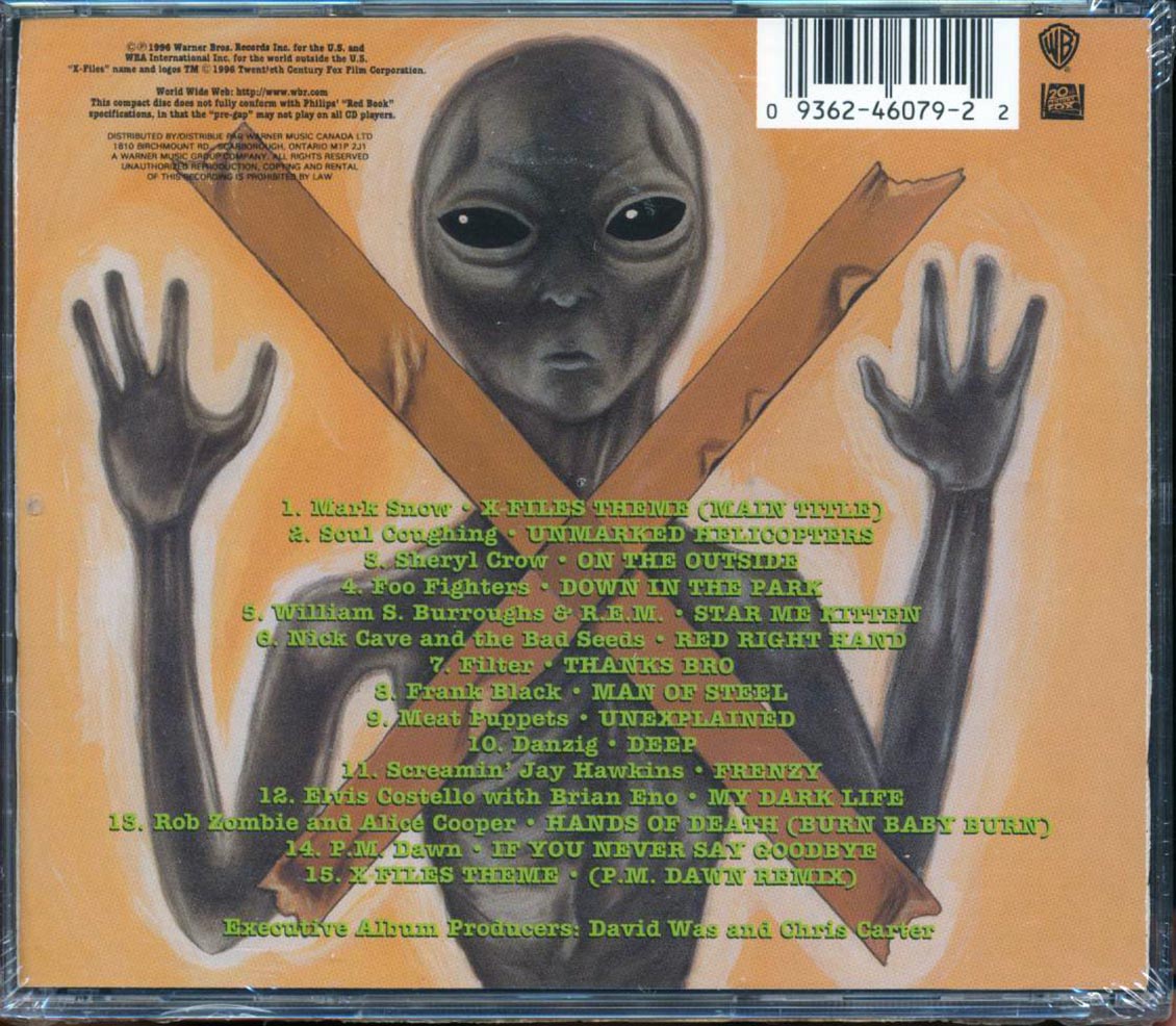Foo Fighters, Rob Zombie & Alice Cooper, Frank Blank, Etc. - Songs In The Key Of X Music CD