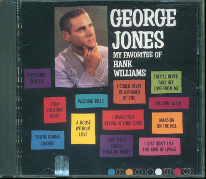 George Jones  - My Favorites Of Hank Williams Music CD