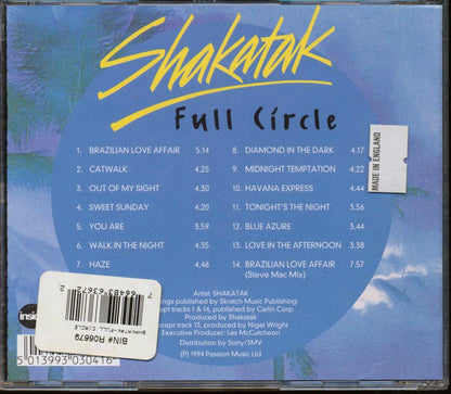 Shakatak - Full Circle Music CD