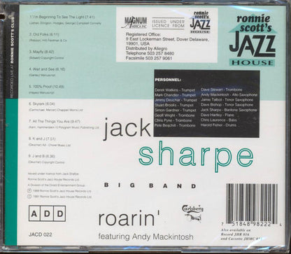 The Jack Sharpe Big Band - Roarin Music CD
