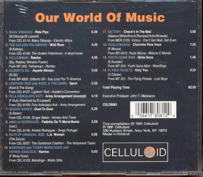 Manu Dibango, The Golden Palominos, Yellowman, Etc. - Celluloid Our World Of Music Music CD