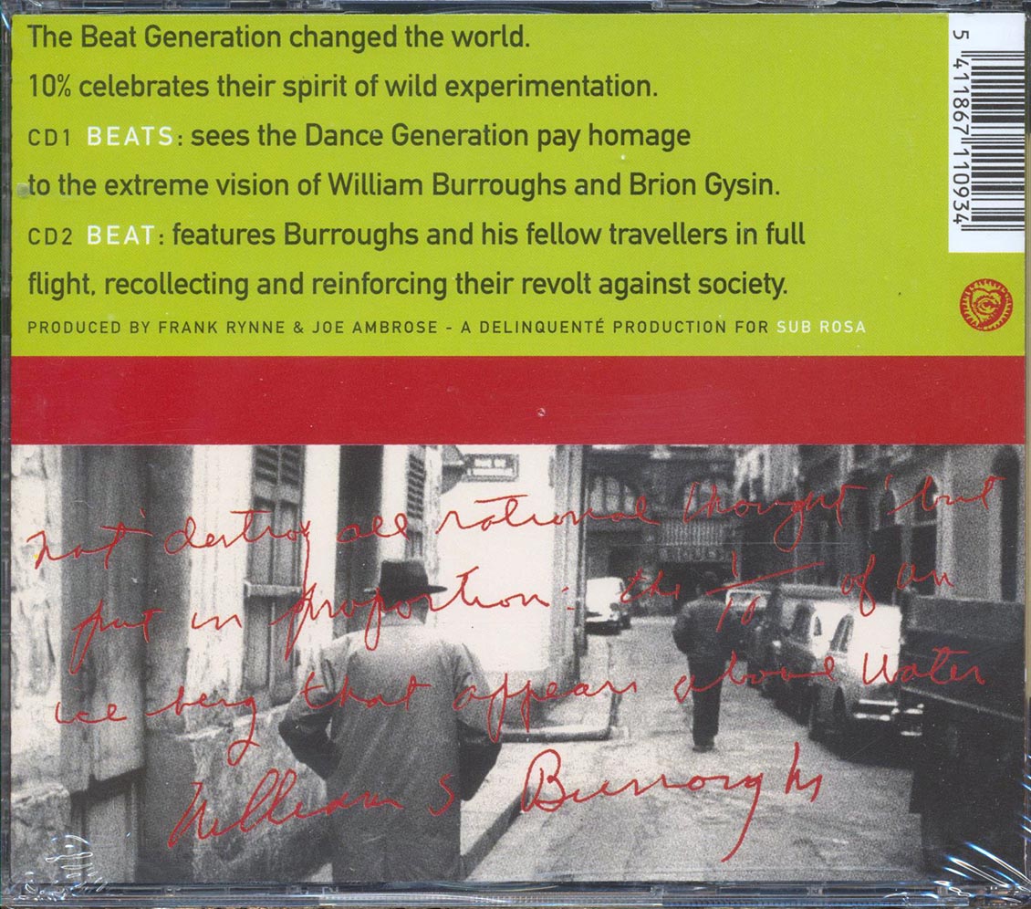 Islamic Diggers, Divination, Bomb The Bass, Etc. - 10 Percent  File Under Burroughs (2xCD) Music CD