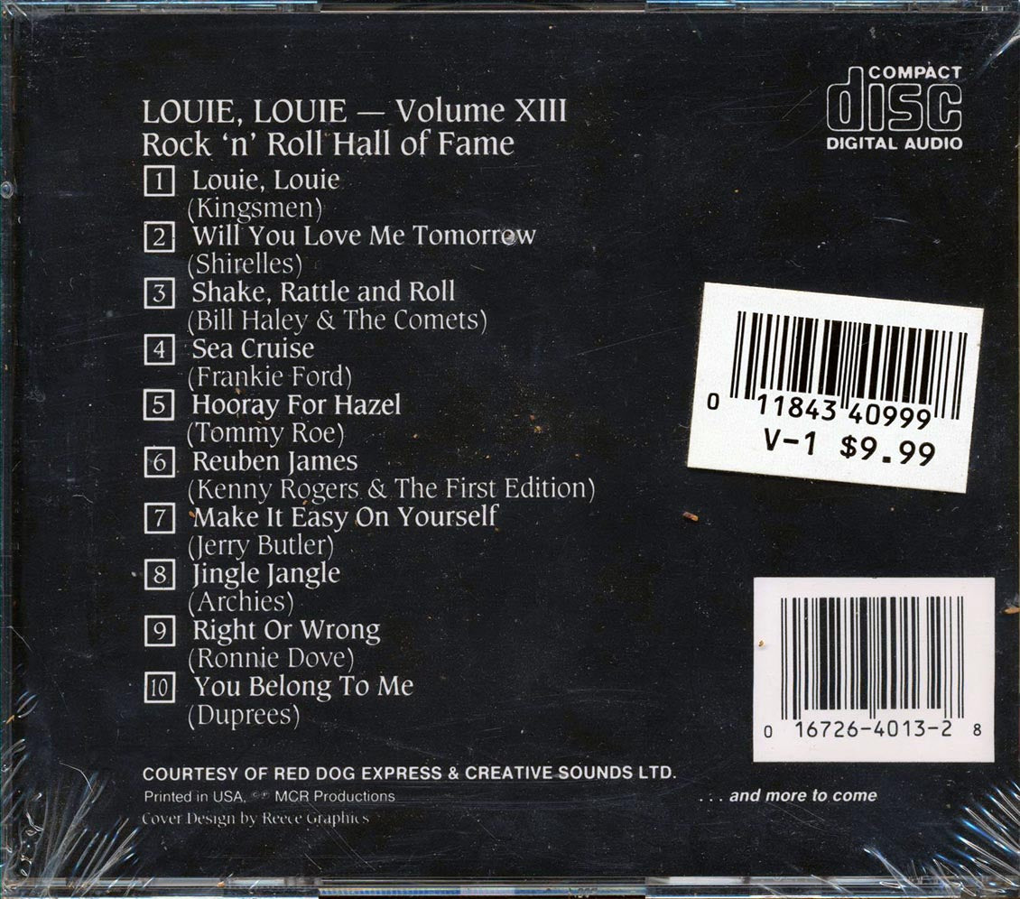 Kingsmen, The Shirelles, Bill Haley, Etc. - Rock N Roll Hall Of Fame: Volume 13 Music CD