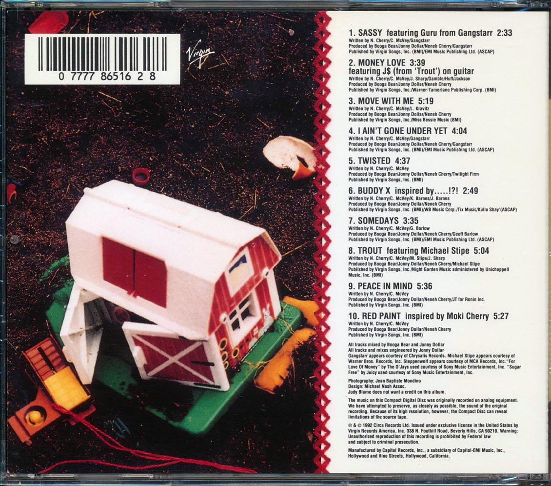 Neneh Cherry - Homebrew Music CD