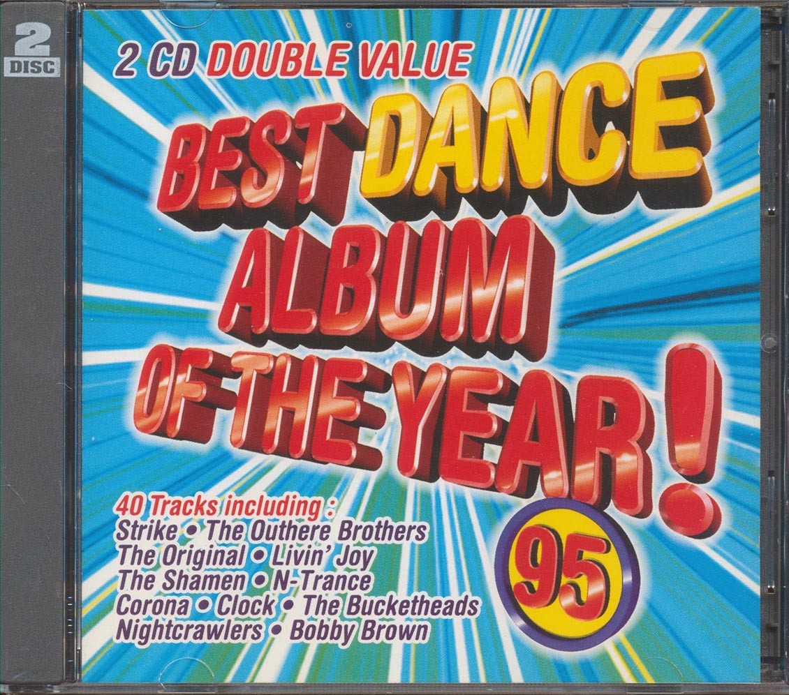 The Original, The Outhere Brothers, Strike, Etc. - Best Dance Album Of The Year 95 (40 tracks) (2xCD) Music CD