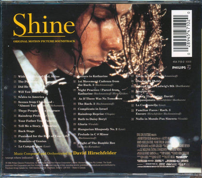 David Hirschfelder, Chopin, Mary Doumany, Etc. - Shine: Original Motion Picture Soundtrack Music CD