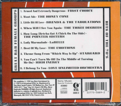 First Choice, The Honey Cone, Brenda & The Tabulations, Etc. - Great R&B Female Groups: Hits Of The 70's Music CD