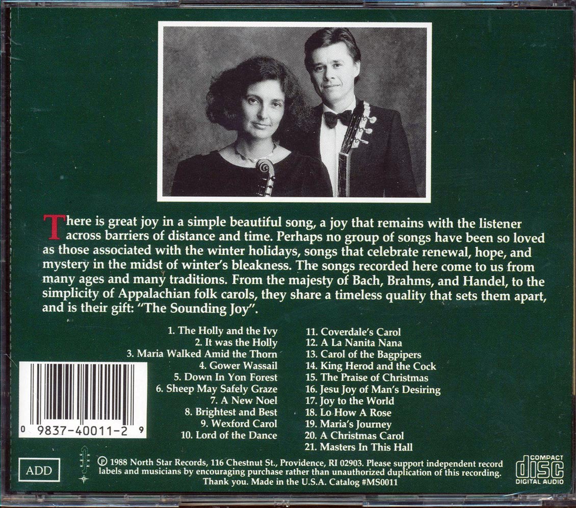 The Mair Davis Duo - The Sounding Joy Music CD