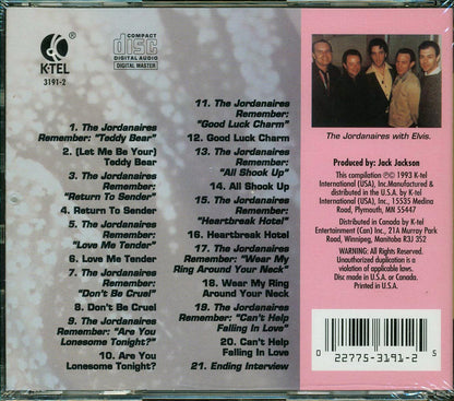 The Jordanaires  - Memories Of Elvis By The Jordanaires Music CD