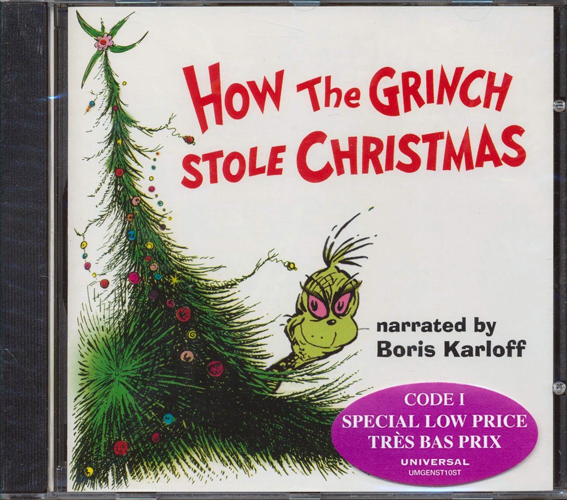 Dr. Seuss - How The Grinch Stole Christmas Music CD