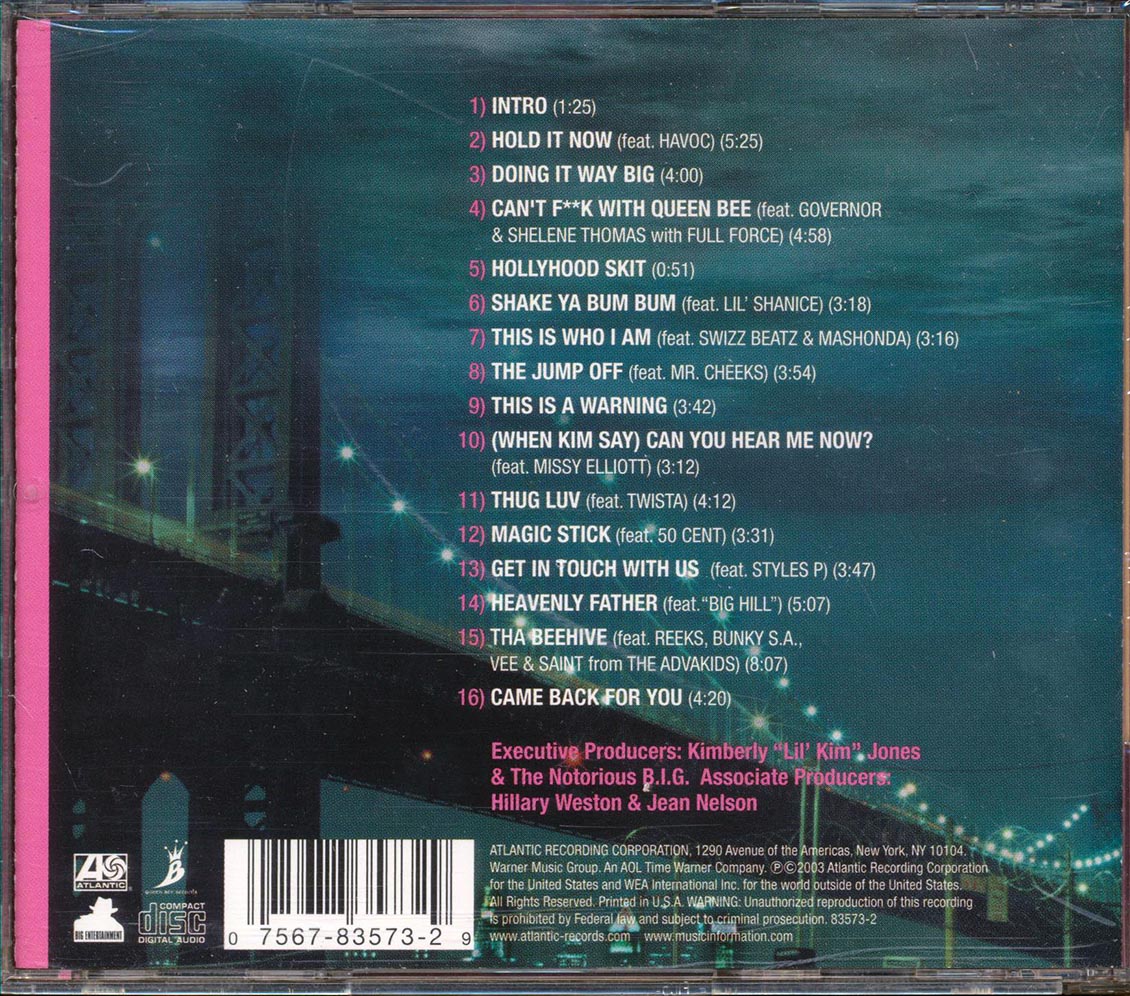 Lil Kim  - La Bella Mafia Music CD