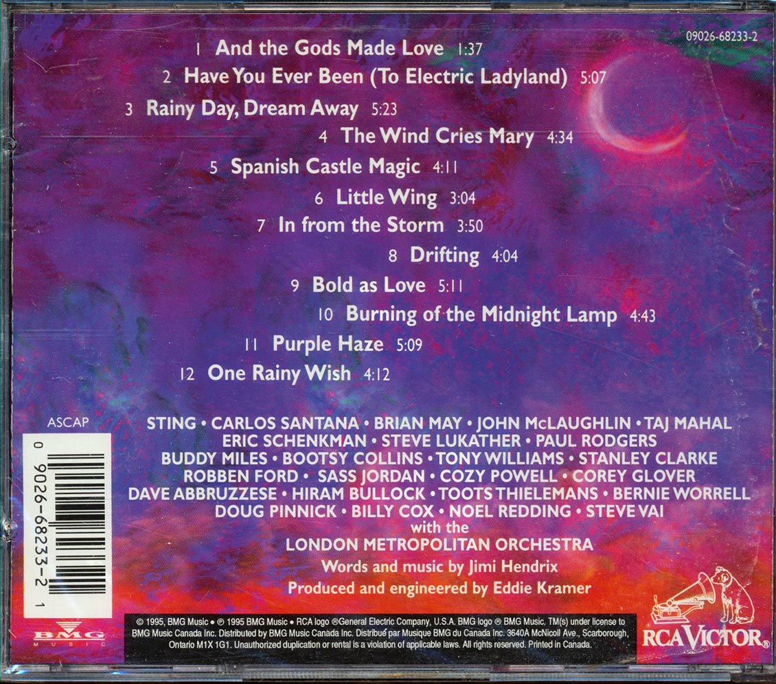 Sting, Brian May, Buddy Miles, Etc. - In From The Storm: The Music Of Jimi Hendrix Music CD