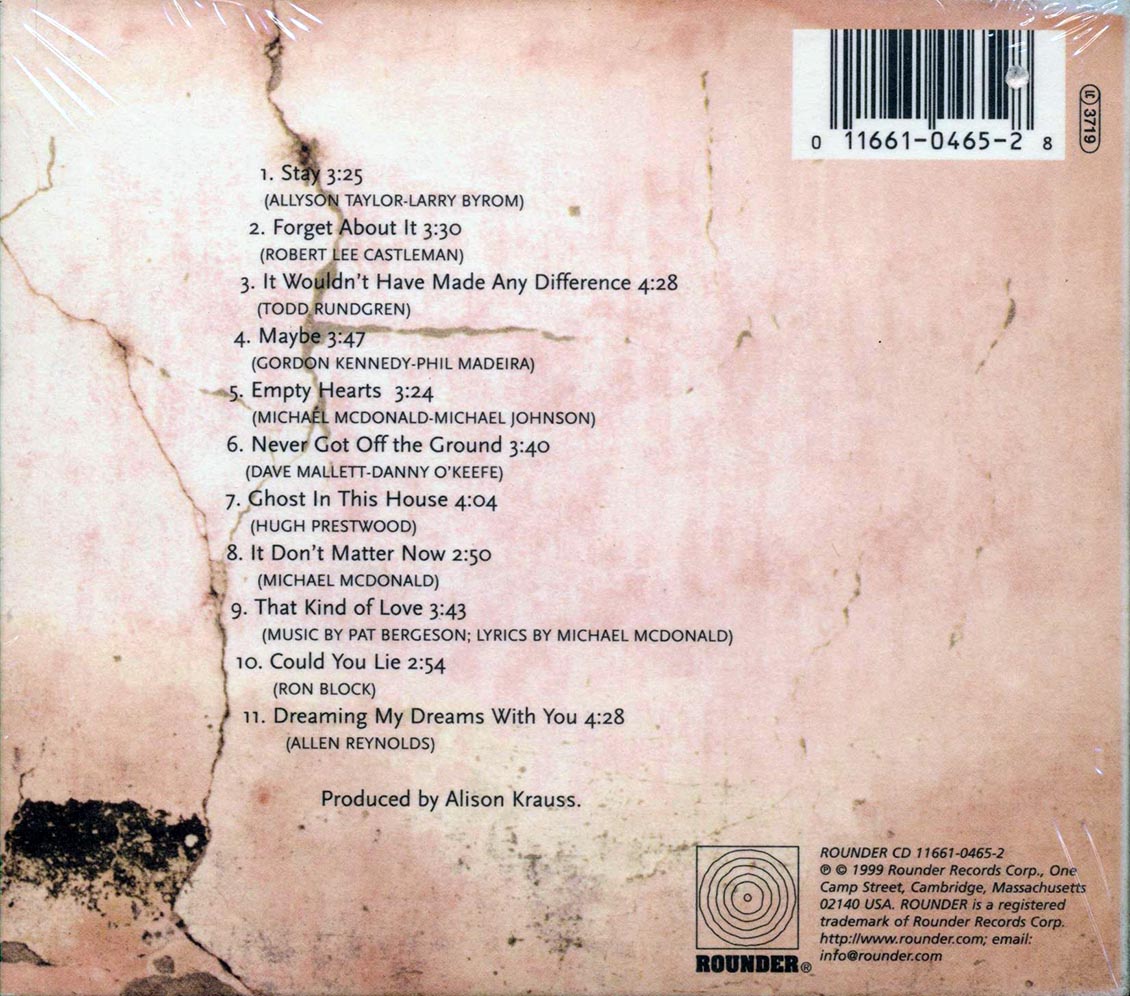 Alison Krauss - Forget About It Music CD