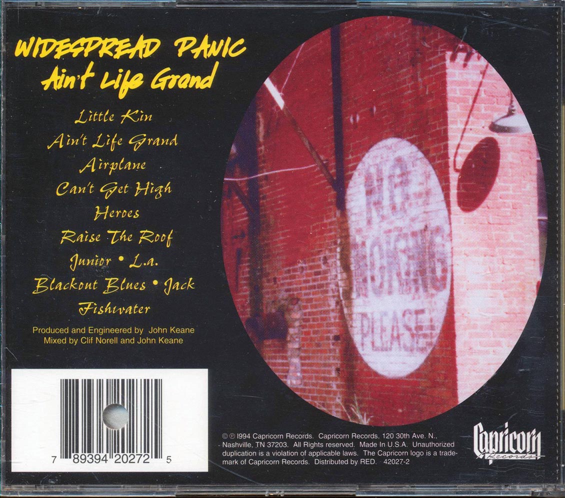 Widespread Panic - Ain't Life Grand  (marked/ltd stock) Music CD