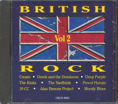 10CC, The Yardbirds, Derek & The Dominos, Cream, Deep Purple, Etc. - British Rock Volume 2 Music CD