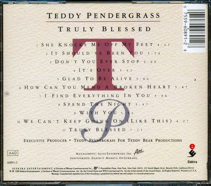 Teddy Pendergrass - Truly Blessed Music CD