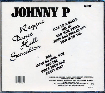Johnny P - Reggae Dance Hall Sensation Music CD