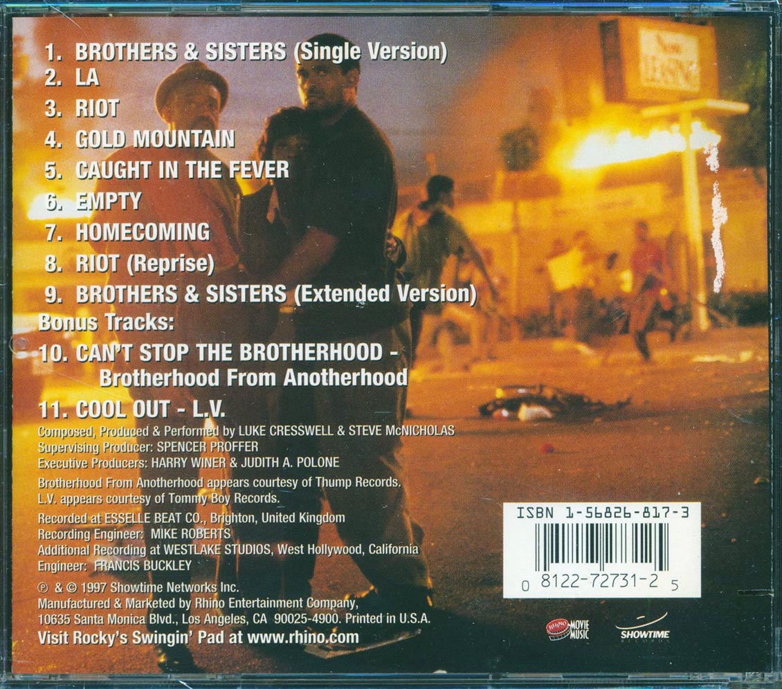 Luke Cresswell, Steve McNicholas - Riot (Original Motion Picture Soundtrack) Music CD